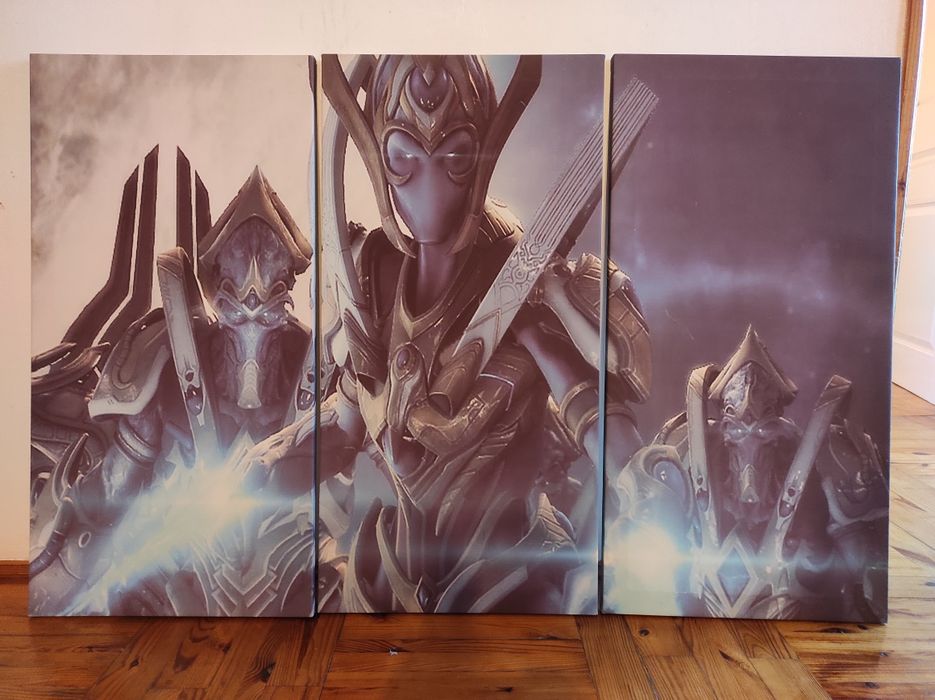 Tryptyk obraz StarCraft 2 Protosi