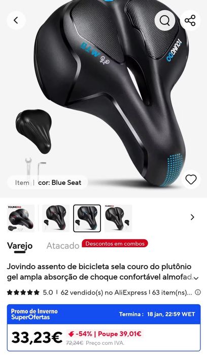 Assento de Bicicleta Youngdo