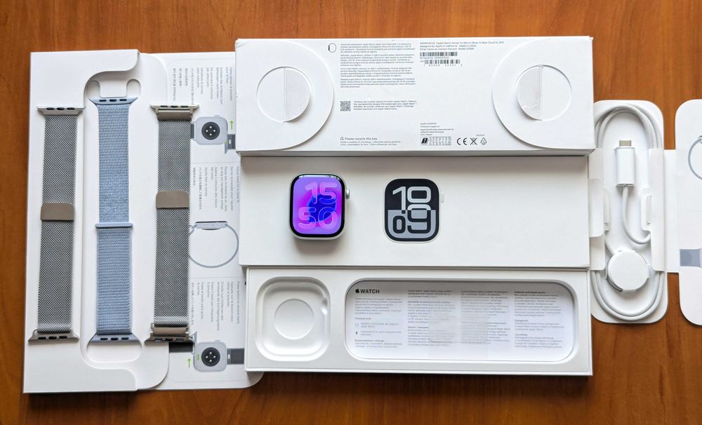 ‼️Jak nowy Apple Watch 10 Silver 46mm, długa gwarancja!