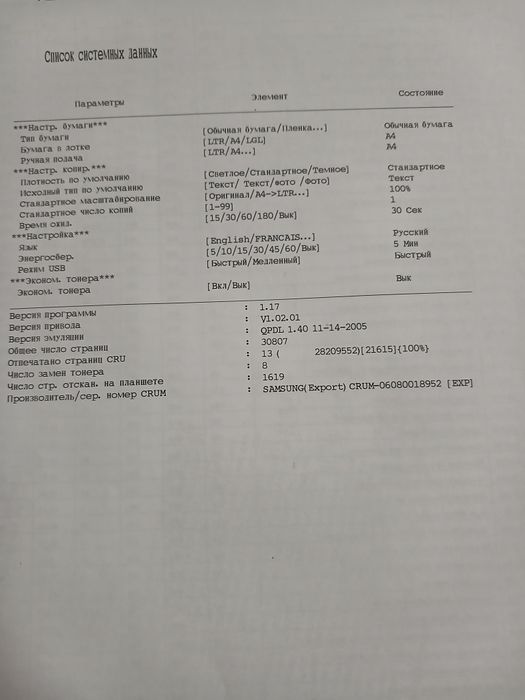 Лазерное МФУ Samsung 4200