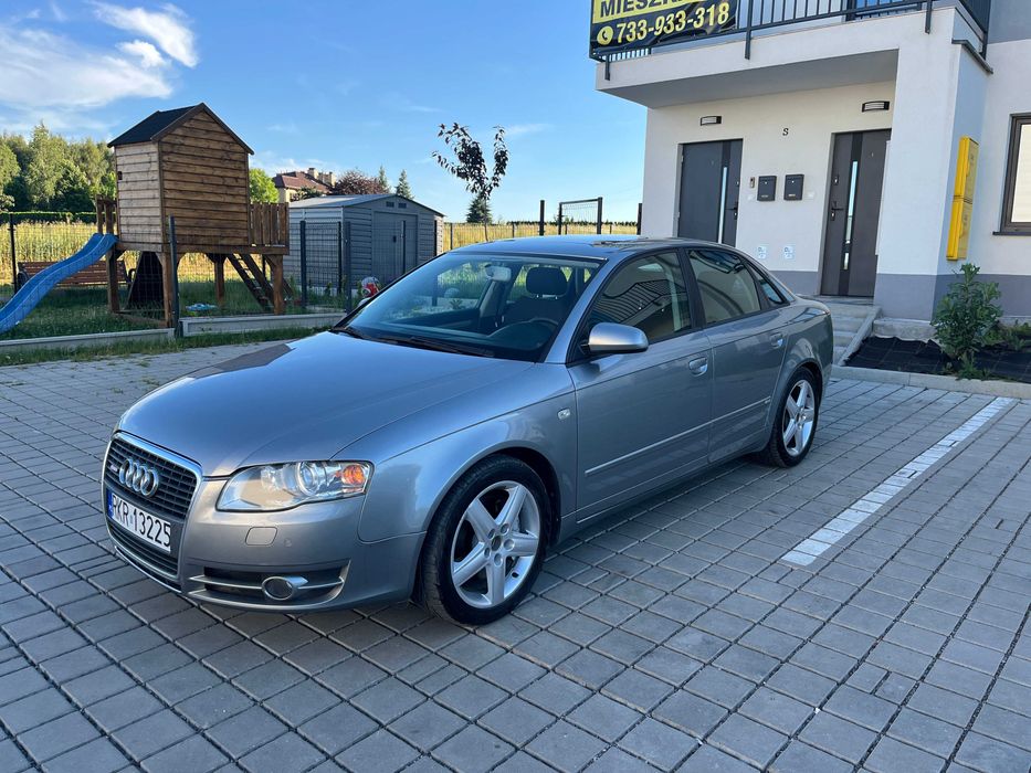 Audi a4 b7 S-line 2.0 turbo 200KM 2005 Xenony,Klima,2 razy Alu doinwetsowane !!!