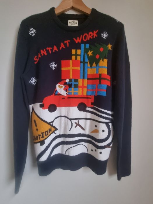 Sweter świąteczny męski