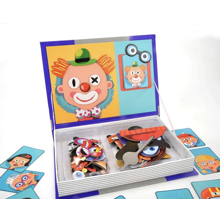 Puzzle magnetyczne układanka tablica magnesy