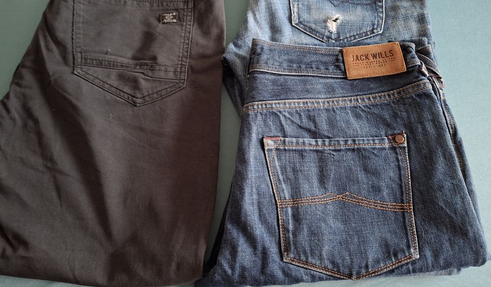 Ralph Lauren, Jack Willis,  spodnie jeans męskie dwie pary plus gratis