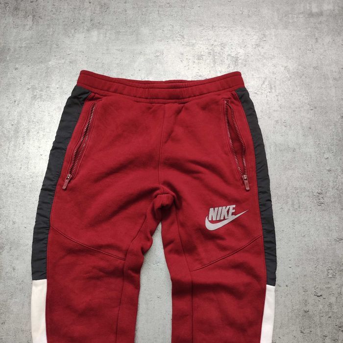 MĘSKIE Dresy Sportowe Bawełna Lampas Logo Suwak Nike Joggery Spodnie