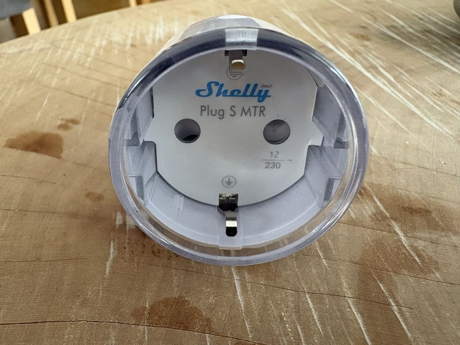 Inteligentne gniazdko Shelly Plug S MTR (Gen3) – WiFi, licznik energii