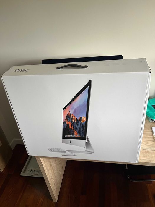 iMac 27” Retina 5K 2017 Avariado para Peças – Com Caixa