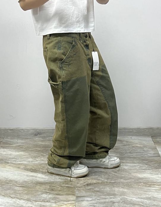 Нові широкі flared джинси zara jeans широкие baggy флейред джинсы зара rap opium y2k jaded racer