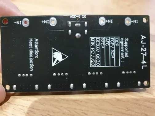 Понижающий модуль зарядого устр. DC-DC 6-32V на 4 USB QC 2.0, 3.0