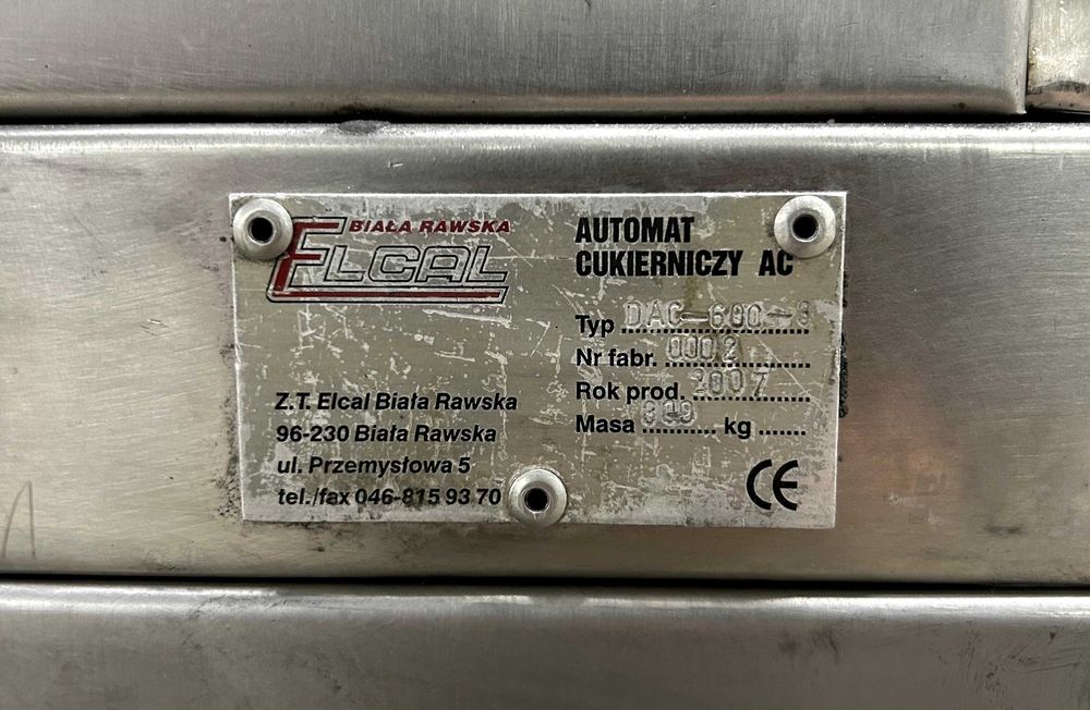 Двохбункерна відсадочна машина Elcal DAC 600