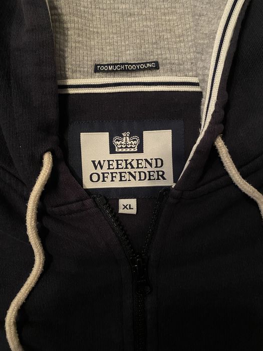 Кофта худи зипка weekend offender