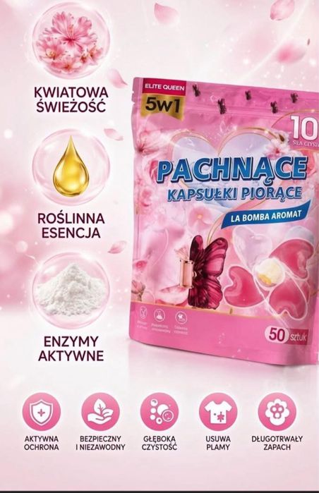 Nowe kapsułki do prania o zapachu perfum hit !
