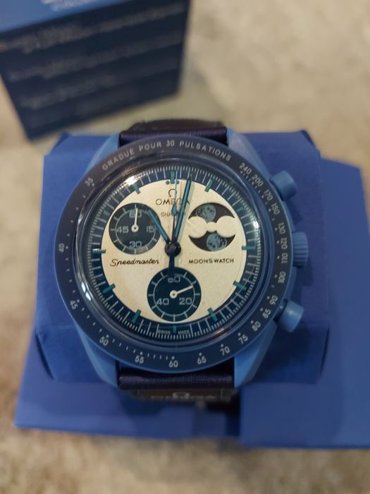Swatch omega Super blue