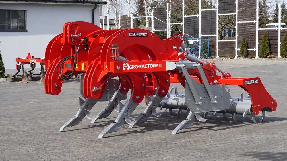 Agregat-Pług Dłutowy KARSTEN 2.5 - 5 skibowy zabez. Hydrauliczne GRAND
