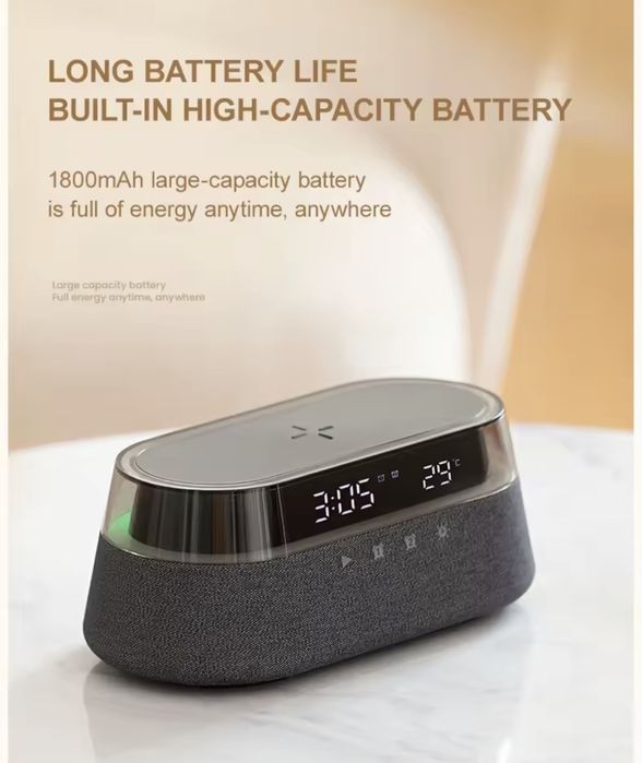 Colsur S39 Bluetooth колонка , часы , ночник, FM, термометр