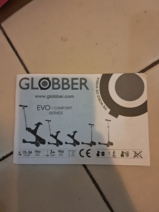 Trotinete globber evolutive rosa