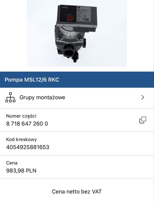 Elektroniczna pompa obiegowa Junkers CerapurMidi ZWB24-1AR