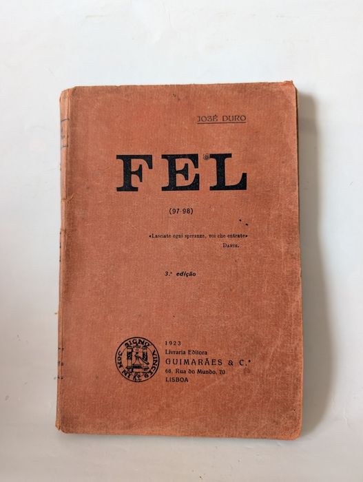 Fel - José Duro - poesia