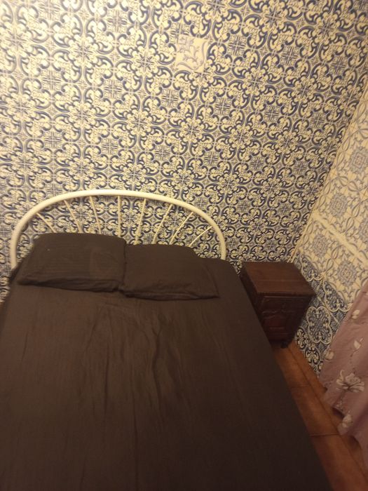 Cama de casal em ferro com colchão