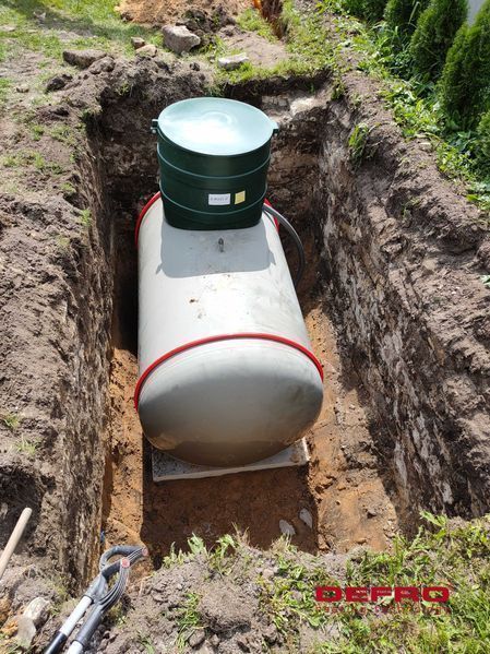 Zbiornik butla na gaz propan 2700 3700 4850 6400 montaż LPG