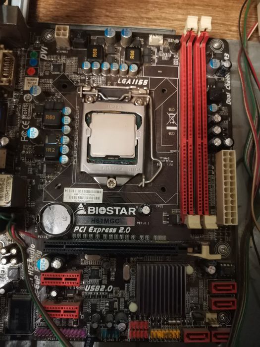 Материнская плата Biostar H61MGC и Процессор Intel Core i7-2600K