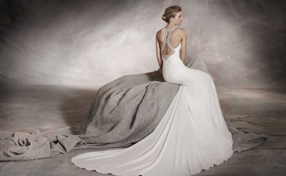 Suknia ślubna Pronovias ANOETA, XS/S + welon