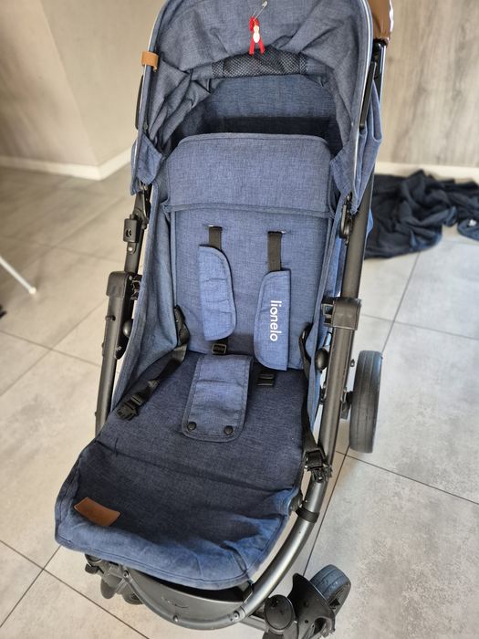 Spacerówka wózek duża do 22kg  Lionelo Annet niebieska