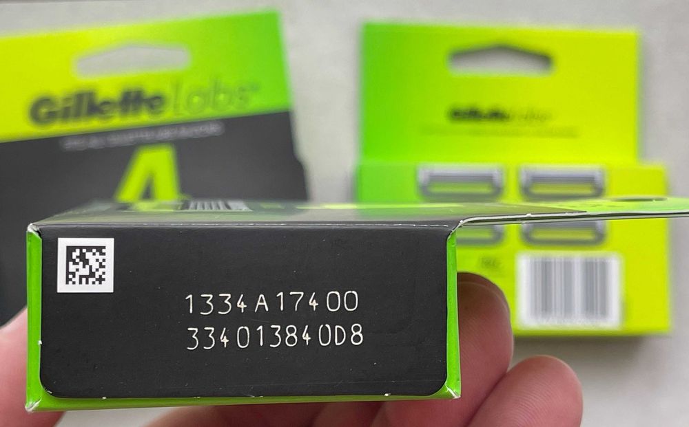 Бритва Gillette Labs Оригинал США, Леза Labs