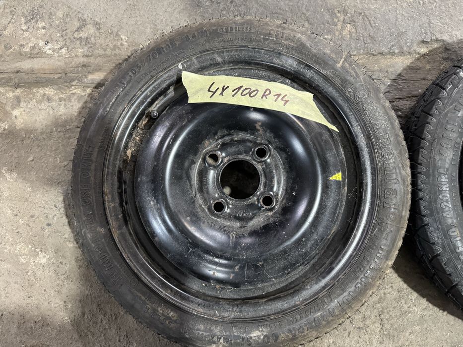 Докатка запаска 4/100R14 Opel Volkswagen Toyota Ваз Lada
