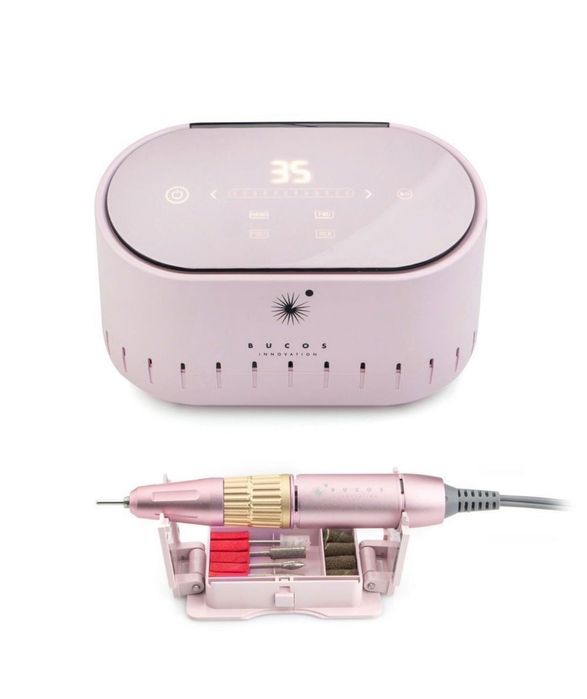 Фрезер для манікюру Bucos Nail Drill X3 PRO, 65 Вт, 35 000 об/хв, LIGHT PINK