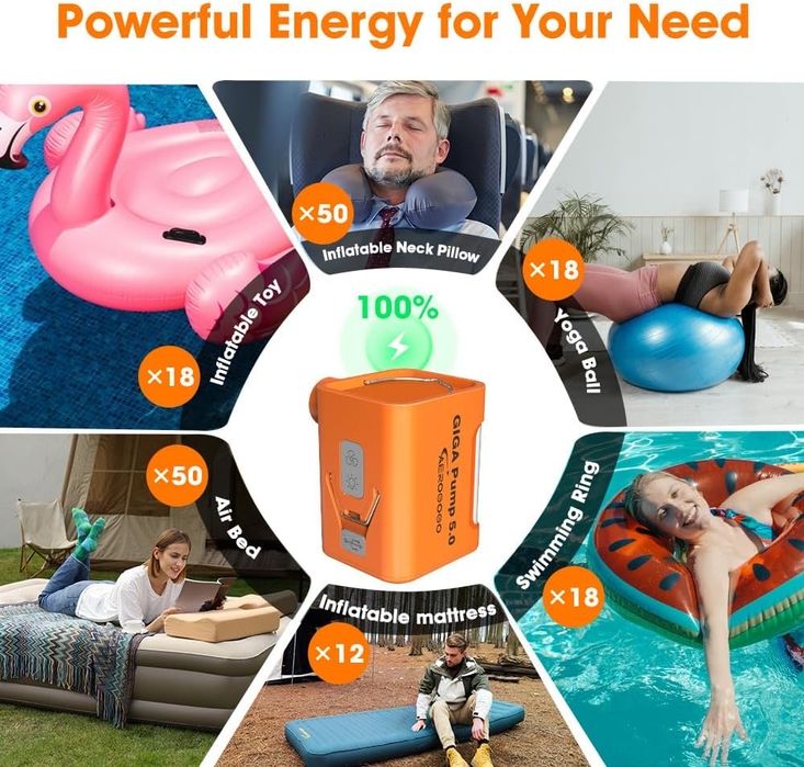 GIGA Pump 5 Портативний повітряний насос