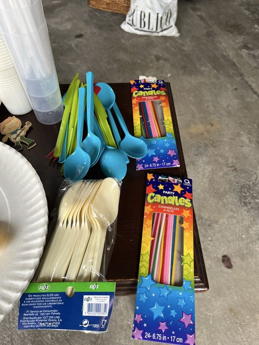 Material descartavel para festa