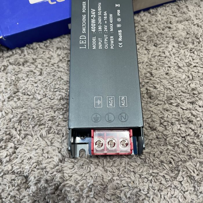 Sterownik zasilacza LED transformator 400W-24V IP20 (6)
