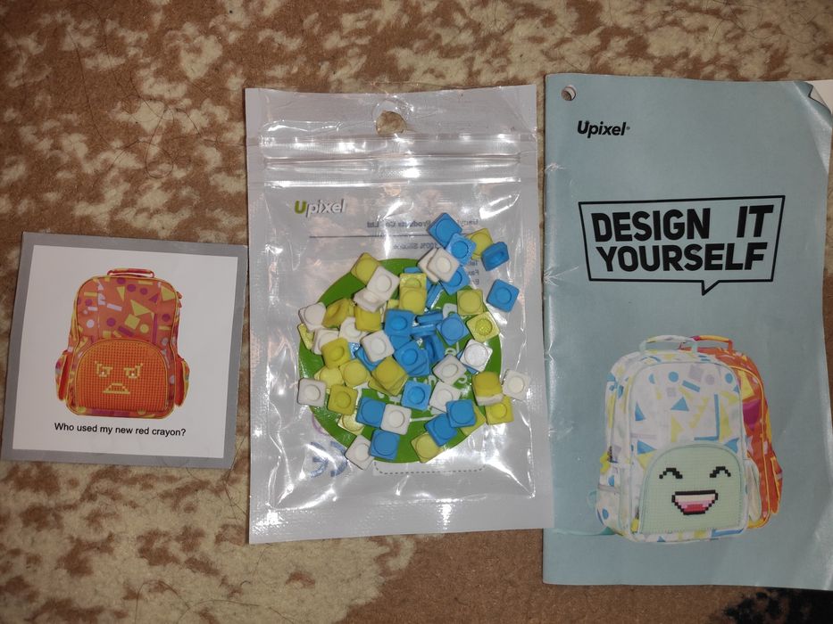 Школьный рюкзак для девочки Upixel Geometry Neverland Оранжевый б/у