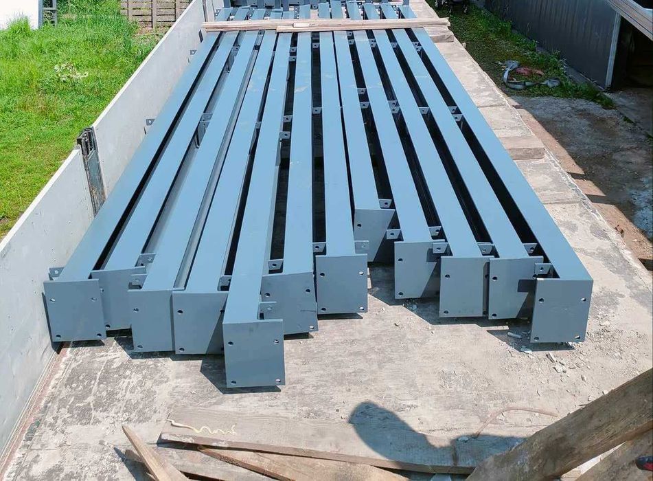 Konstrukcja hali 8x25x5m