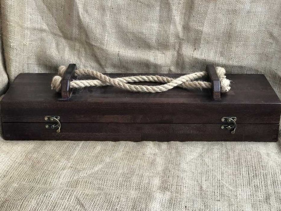 Подарок мужчине. Премиум шампура с ручками из клена. Ручная работа