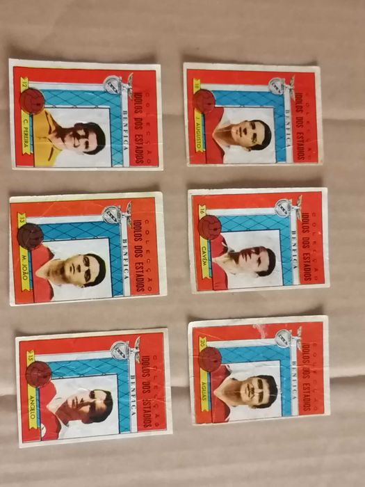 BENFICA Cromos Caramelos  Ídolos dos Estádios 1961  A Francesa