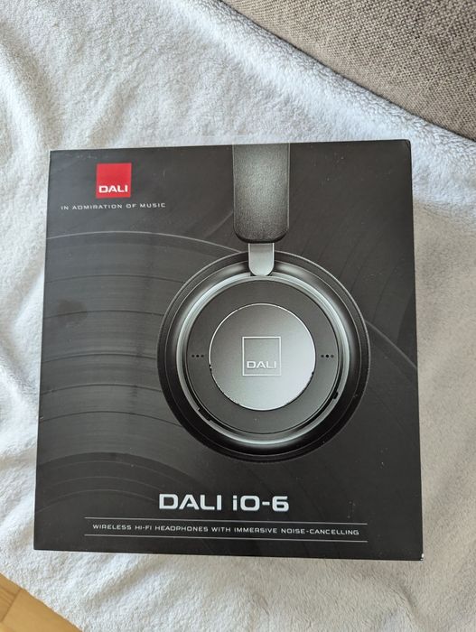 Dali IO-6 — Słuchawki bezprzewodowe BT, ANC i aptX, gwarancja 12/2027
