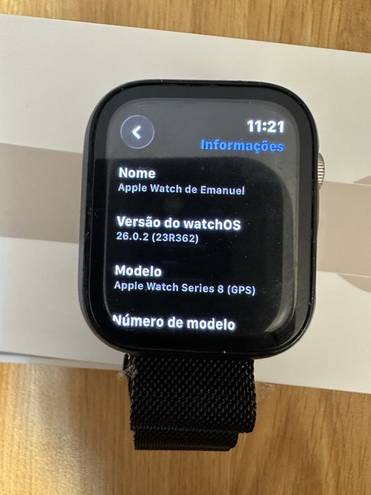 Vendo apple watch Serie 8  prateado
