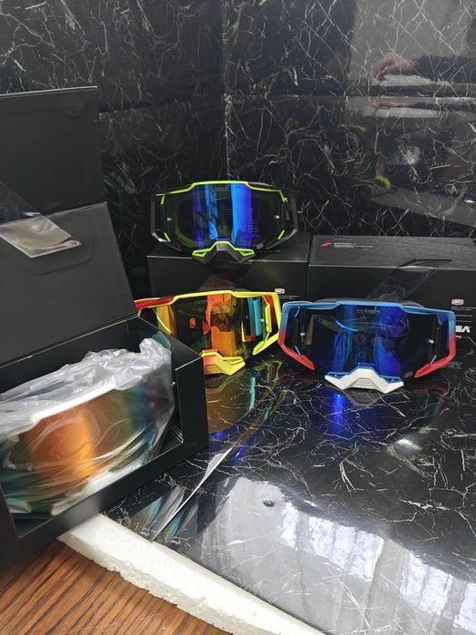 Окуляри 100% Armega Hiper лінза рожеві очки мотоочки для мотокроссу