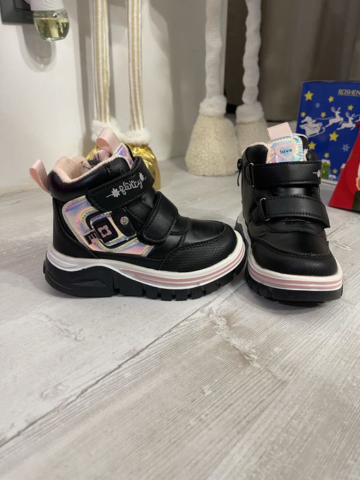 Ботинки зимові для дівчинки, чобітки зимові 24-27рр