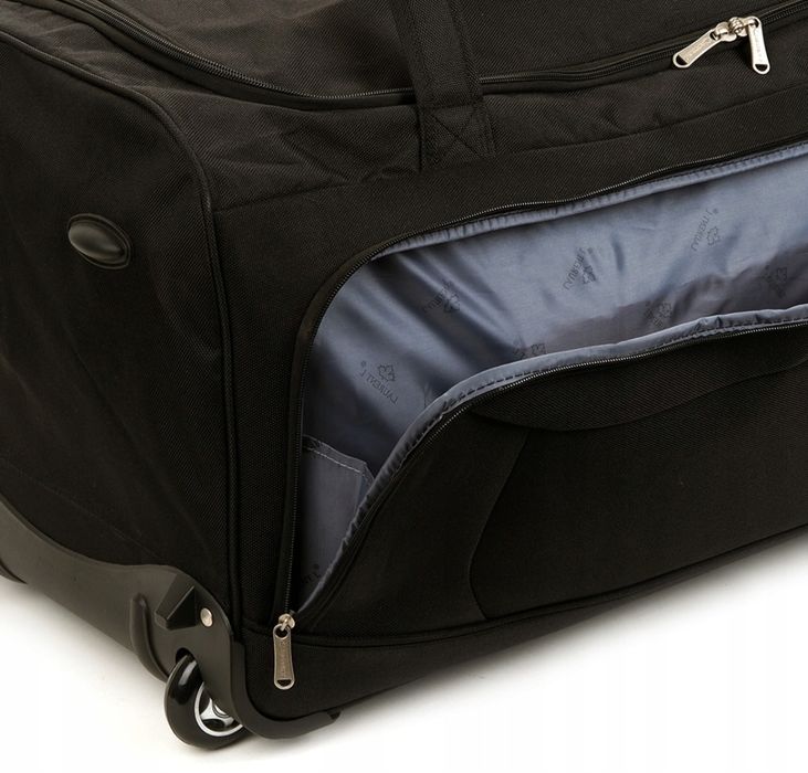 Torba podróżna laurent L 150l czarna 2290 kółka
