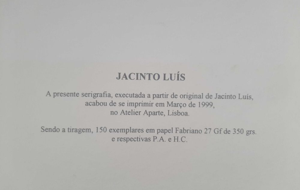 Serigrafias de Jacinto Luís ( motivo Cascais)