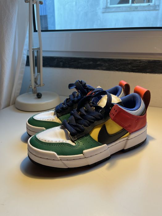 nike dunk low disrupt multicolor - 36.5