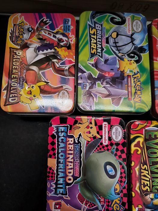 5 Latas Pokémon - Vazias