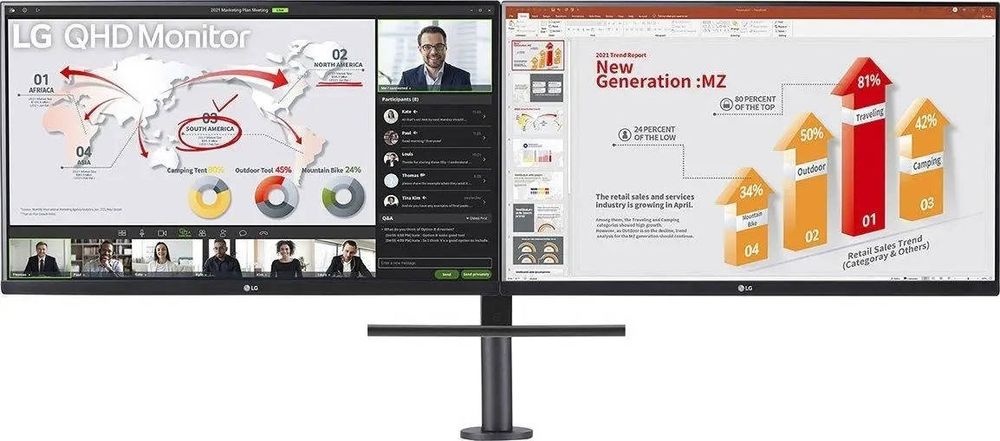 Монітор LG 27QP88DP-BS+ Монітор LG 27QP88DP-BS+ стійка-кріплення