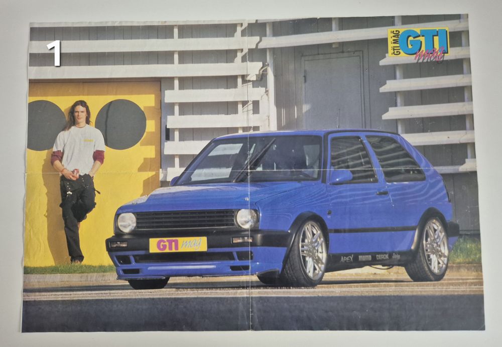 Coleção de Posters Originais GTI Mag & Boost Tuning (anos 90)