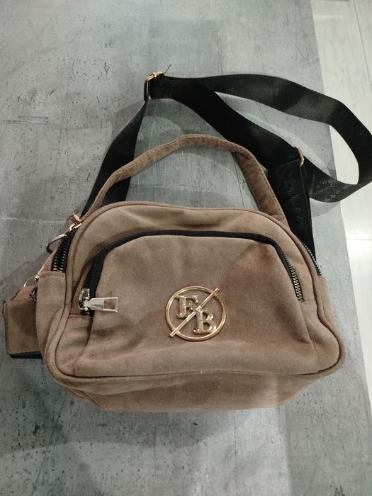 Torebka damska FB zamsz