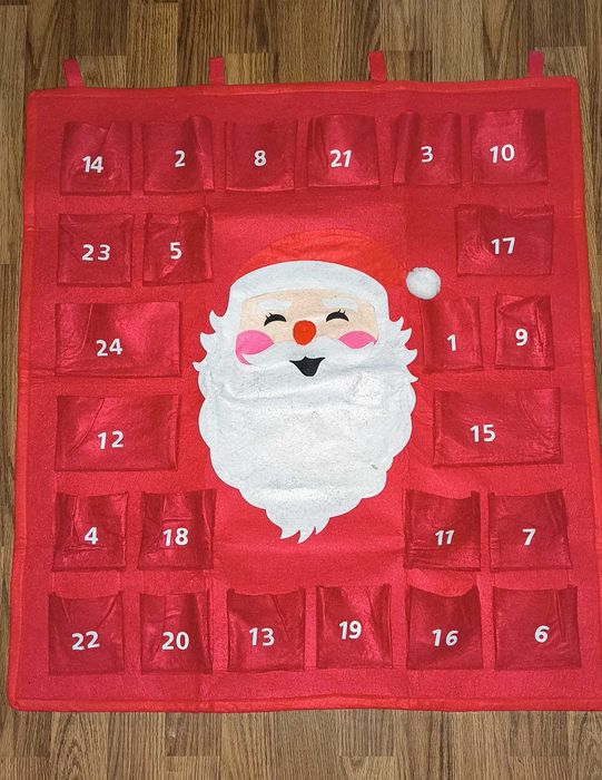 Адвент календар із фетру