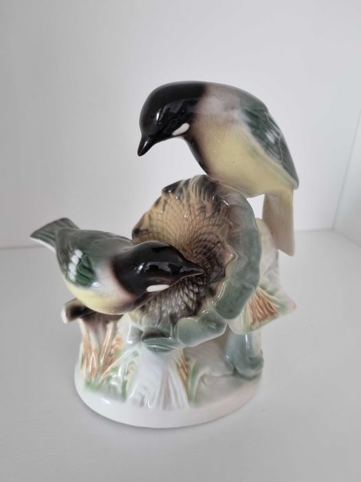 Piękna Stara Figurka Ptaków